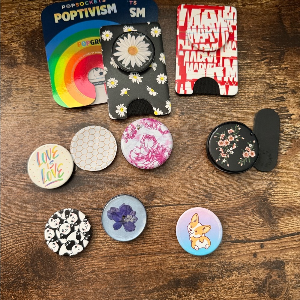 PopSockets Variety Pack - Floral, Marvel, and More